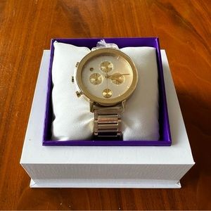 38mm Men's Movado Bold®Evolution Gold-Tone Watch (Model: 3600788)